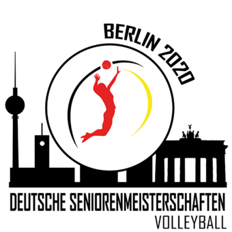 Logo der Deutschen Seniorenmeisterschaften im Volleyball
